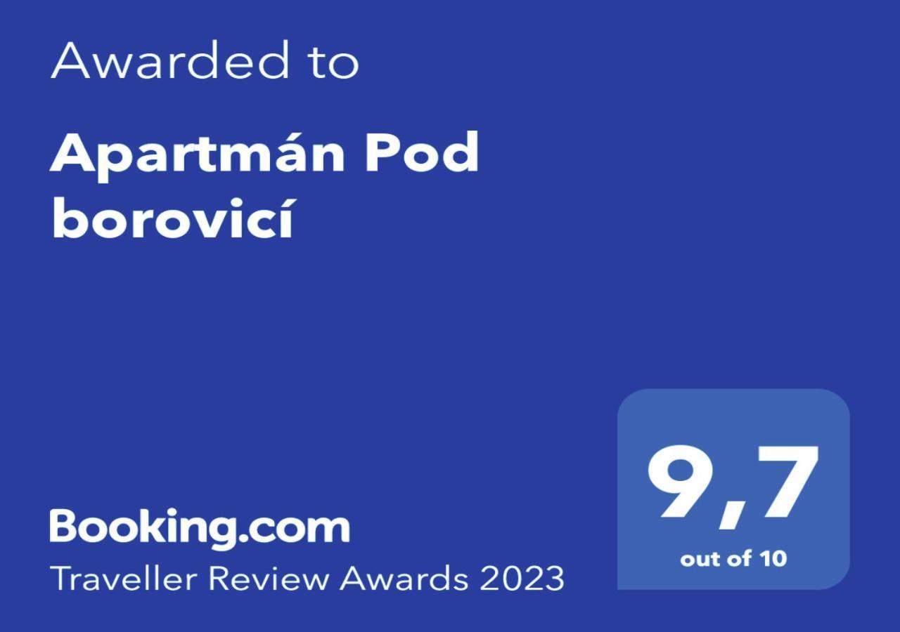 Apartman Pod Borovici Kovalovice Bagian luar foto